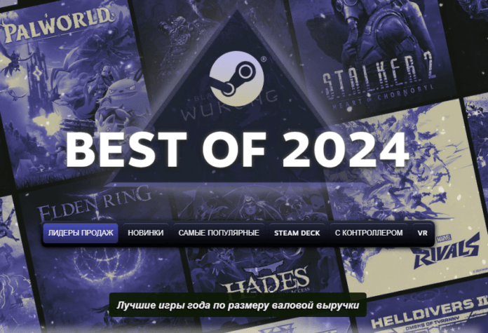 Лучшие игры в Steam за 2024 год