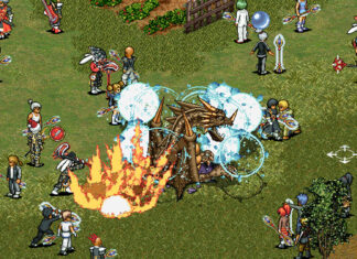 Легендарная пиксельная 2D MMORPG 1999 года Godius Eternal War добралась до Steam