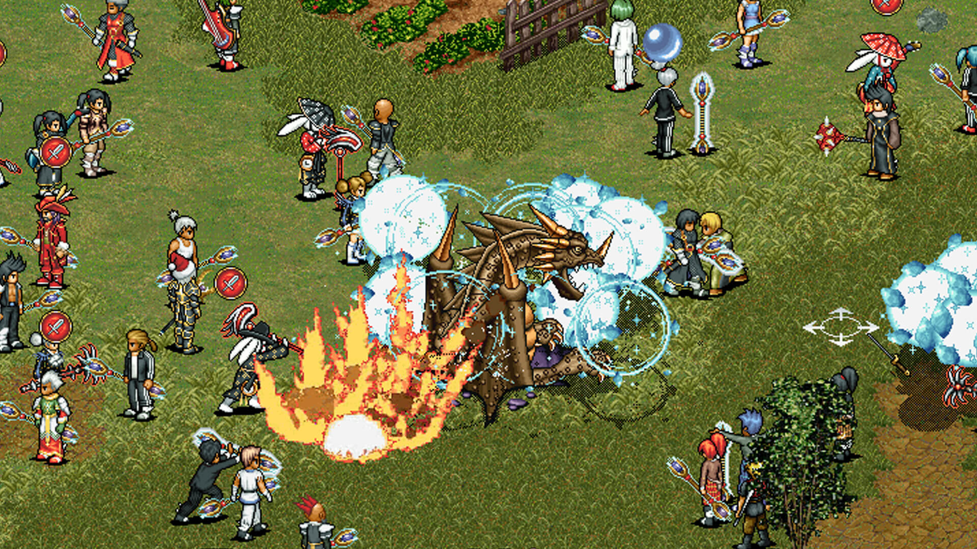 Легендарная пиксельная 2D MMORPG 1999 года Godius Eternal War добралась до Steam