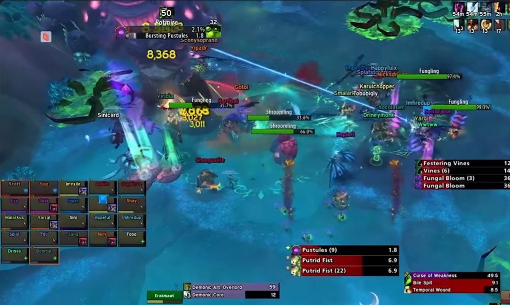 Liquid победила босса Rotmire в World of Warcraft