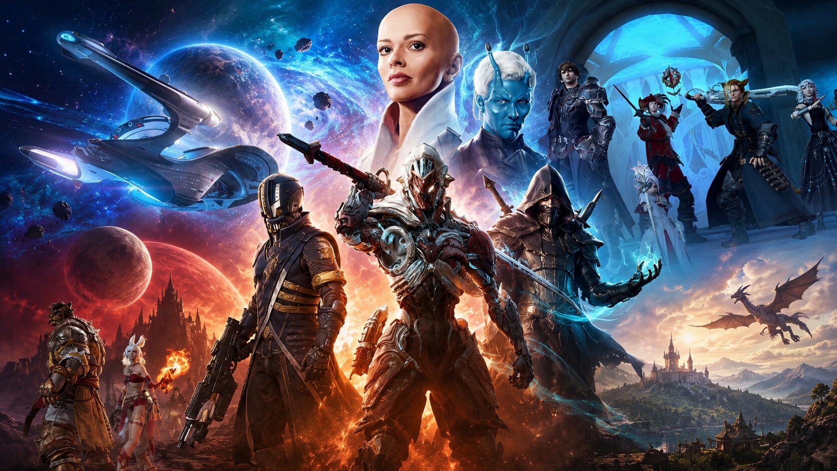 Лучшие MMO и MMORPG для PlayStation в 2026 году