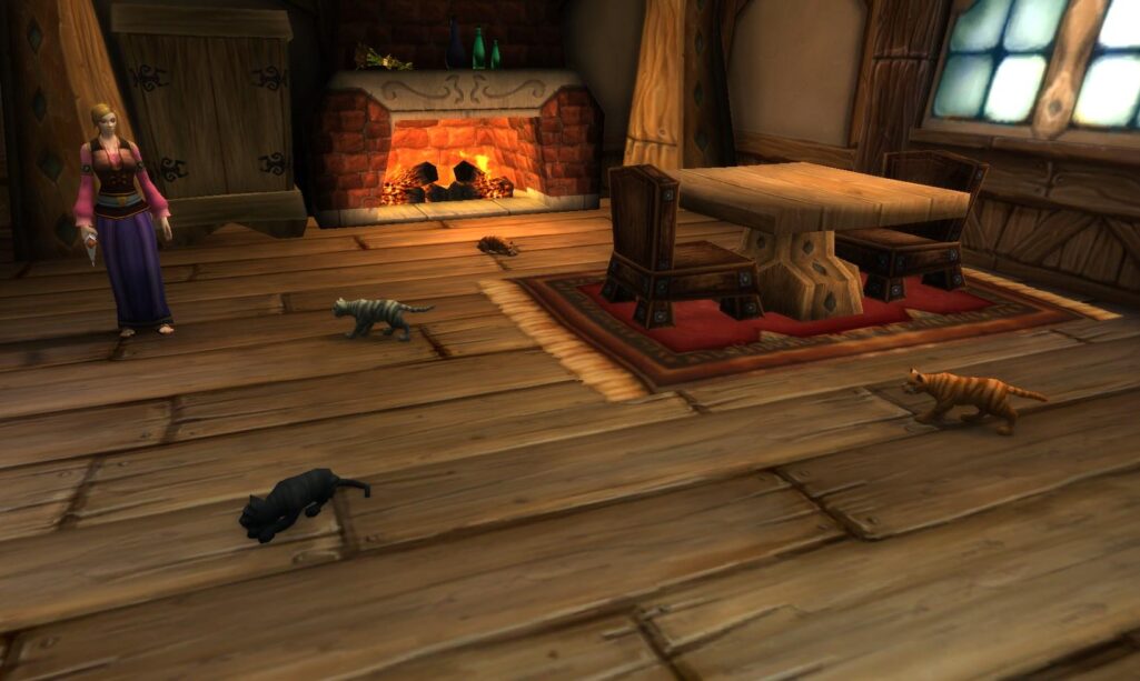 Питомцы в домах World of Warcraft