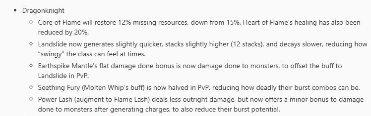 Elder Scrolls Online nerf DK