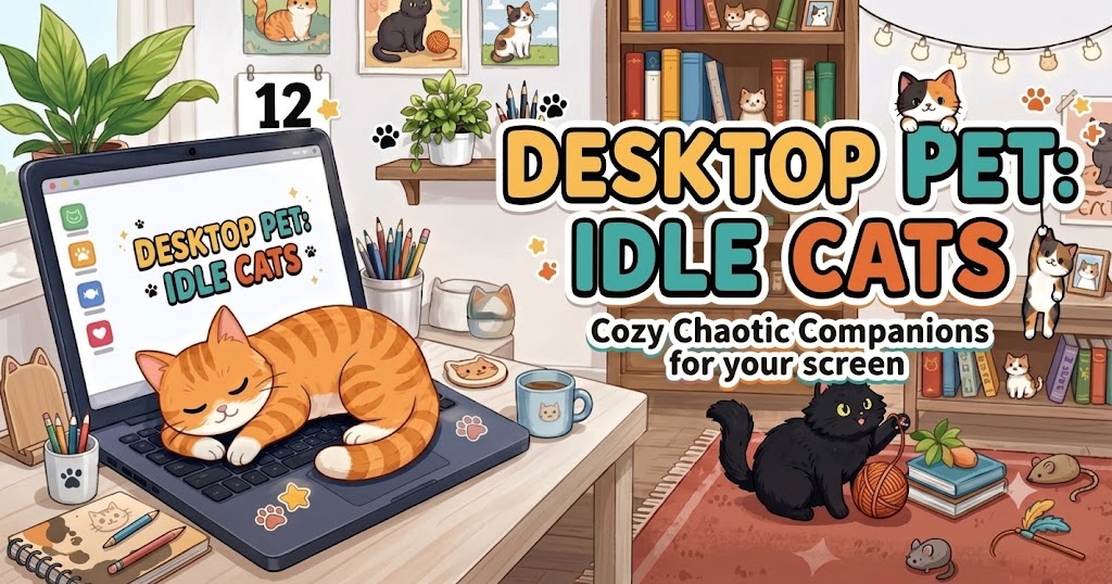 Desktop Pet: Idle Cats выпуск в Steam