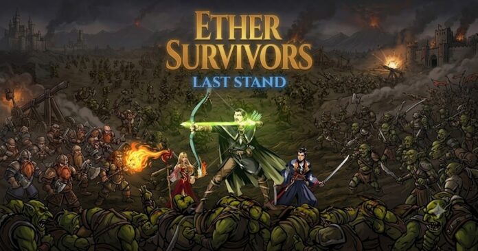 Ether Survivors: Last Stand 3 героя против волн монстров