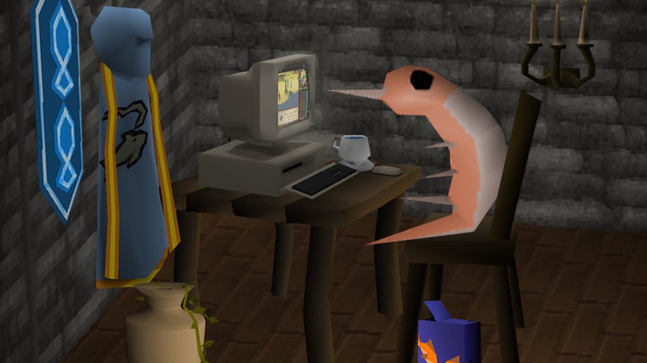Old School RuneScape Fishing 99 на креветках и анчоусах