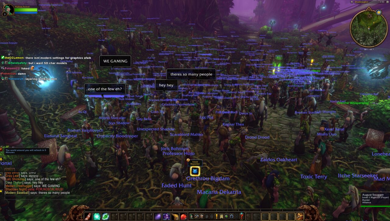 World of Warcraft Forever beta лимит серверов