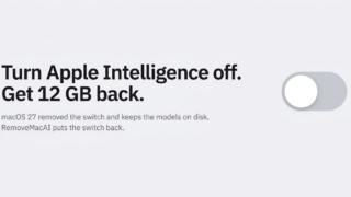 RemoveMacAI освобождает 12 ГБ на Mac